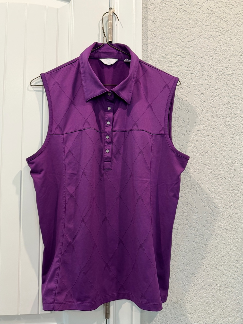 Callaway Purple Sleeveless Polo Camisole - Women's Golf Top